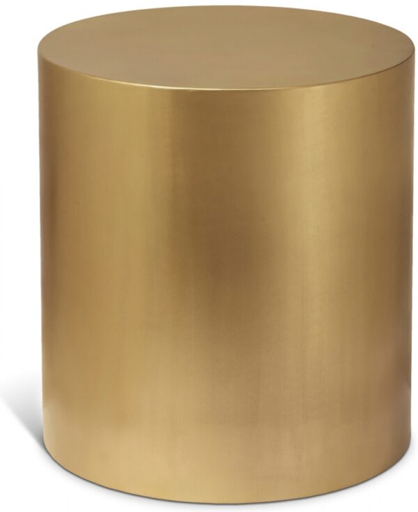 Cylinder Iron End / Side Table
