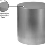 Cylinder Iron End / Side Table