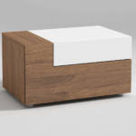 Mar Left Nightstand w 2/Drawers