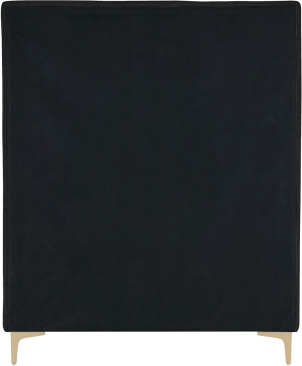 Geri Velvet Upholstered Twin Bed