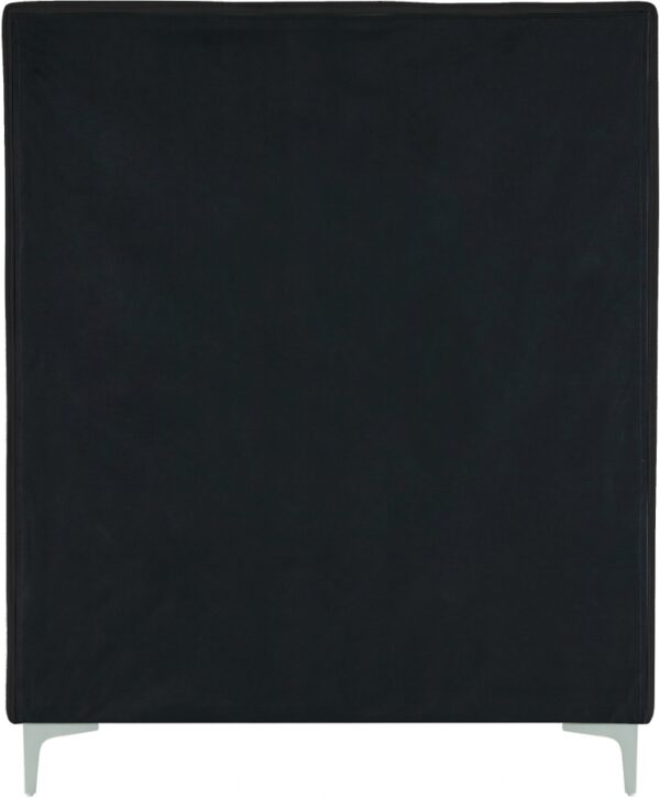 Geri Velvet Upholstered Twin Bed