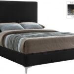 Geri Velvet Upholstered Bed