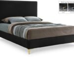 Geri Velvet Upholstered Bed
