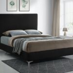 Geri Velvet Upholstered Bed