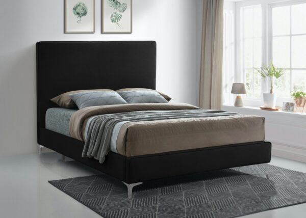 Geri Velvet Upholstered Bed
