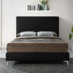 Geri Velvet Upholstered Bed