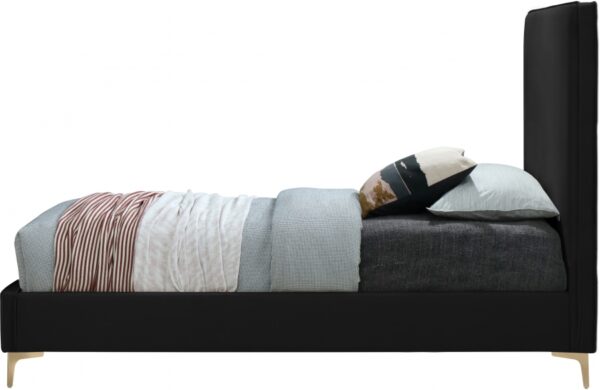 Geri Velvet Upholstered Bed