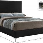 Geri Velvet Upholstered Bed