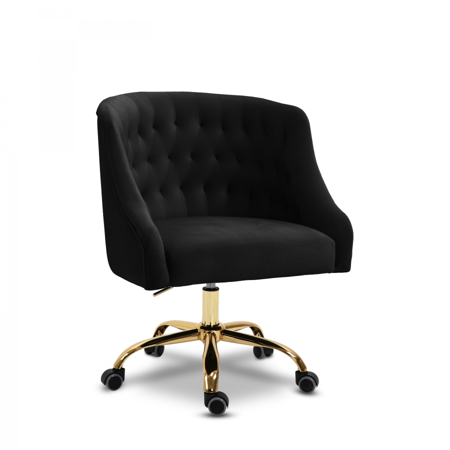 Arden Velvet Upholstered Office Chair