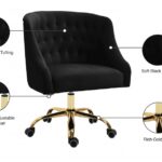 Arden Velvet Upholstered Office Chair