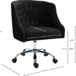 Arden Velvet Upholstered Office Chair