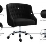 Arden Velvet Upholstered Office Chair