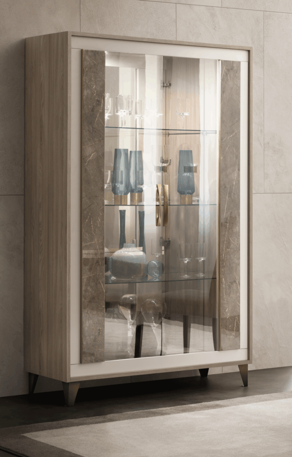 2-Door Glass Cabinet