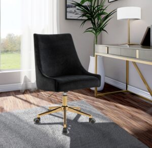 Karina Velvet Upholstered Office Chair