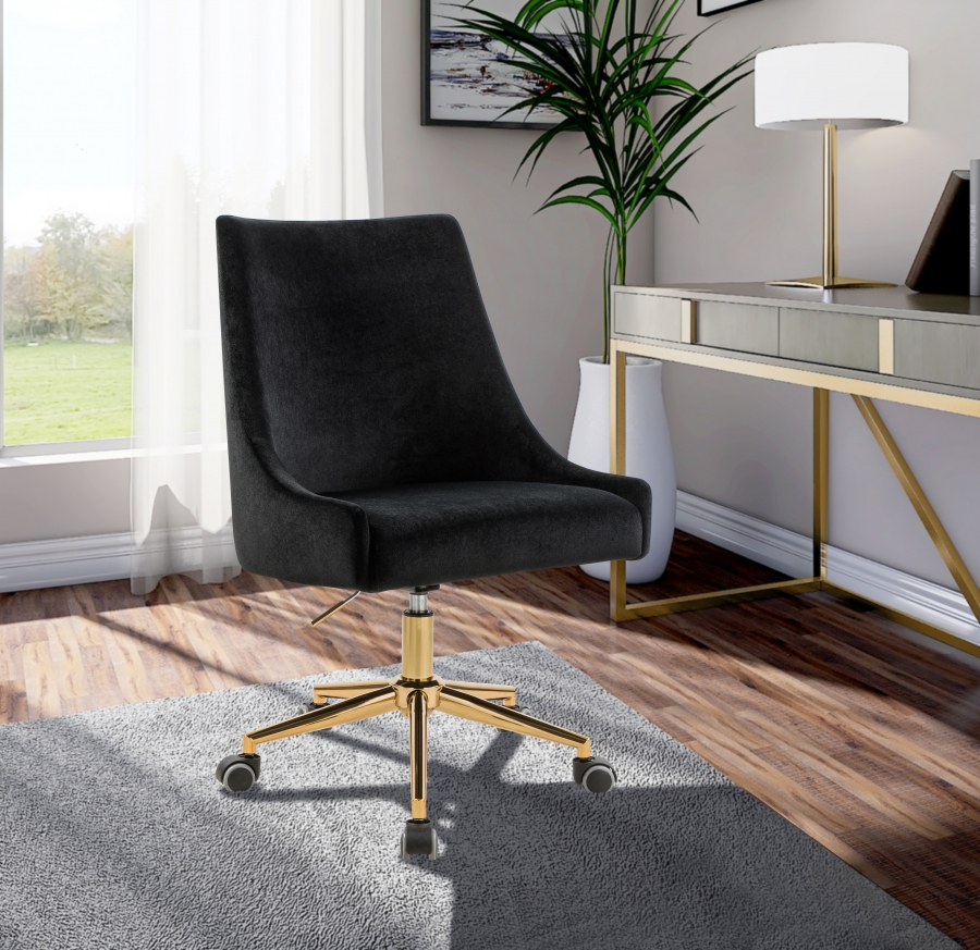 Karina Velvet Upholstered Office Chair