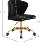 Finley Velvet Upholstered Office Chair