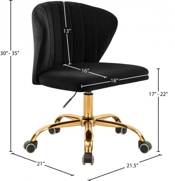Finley Velvet Upholstered Office Chair