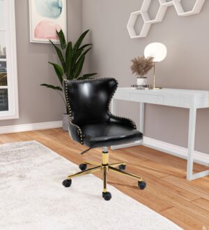Hendrix Vegan Leather Upholstered Office Chair