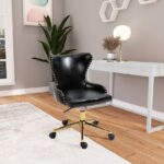 Hendrix Vegan Leather Upholstered Office Chair