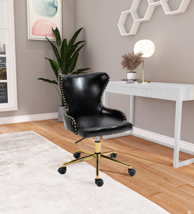 Hendrix Vegan Leather Upholstered Office Chair
