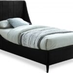Eva Velvet Upholstered Bed