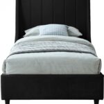 Eva Velvet Upholstered Bed