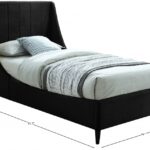 Eva Velvet Upholstered Bed