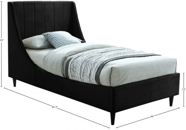 Eva Velvet Upholstered Bed