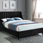 Eva Velvet Upholstered Bed