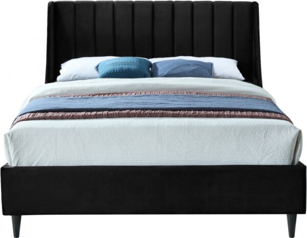Eva Velvet Upholstered Bed