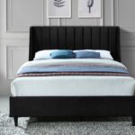 Eva Velvet Upholstered Bed