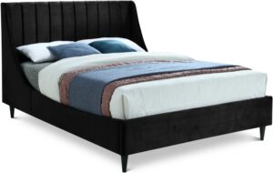 Eva Velvet Upholstered Bed