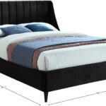 Eva Velvet Upholstered Bed