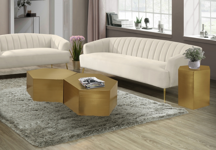 Hexagon Iron 2pc. Modular Coffee Table