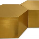 Hexagon Iron 2pc. Modular Coffee Table