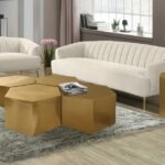 Hexagon Iron 4pc. Modular Coffee Table