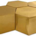Hexagon Iron 4pc. Modular Coffee Table