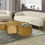 Hexagon Iron 5pc. Modular Coffee Table