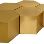 Hexagon Iron 5pc. Modular Coffee Table