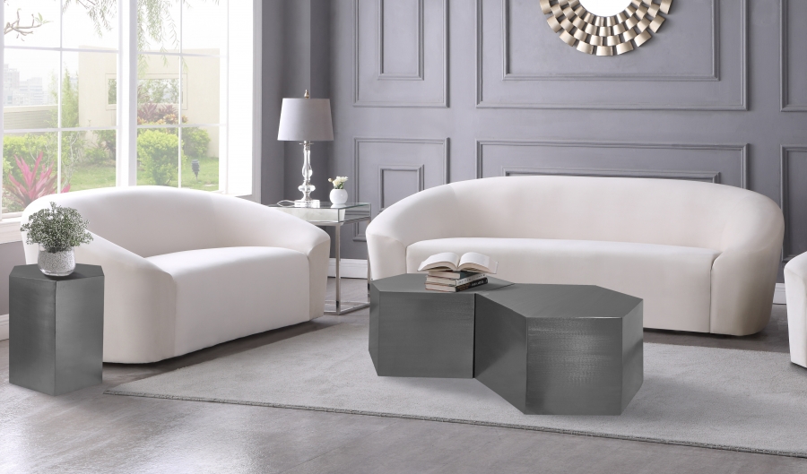 Hexagon Iron 2pc. Modular Coffee Table