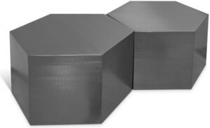 Hexagon Iron 2pc. Modular Coffee Table