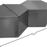 Hexagon Iron 2pc. Modular Coffee Table