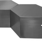 Hexagon Iron 2pc. Modular Coffee Table