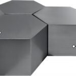 Hexagon Iron 3pc. Modular Coffee Table