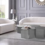 Hexagon Iron 4pc. Modular Coffee Table