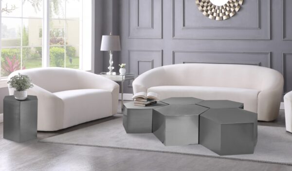 Hexagon Iron 5pc. Modular Coffee Table