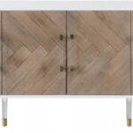 Jive Lacquer Finish, Birch Wood And Acrylic Sideboard / Buffet