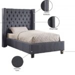 Ashton Linen Textured Fabric Upholstered Bed