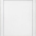 Modernist Wood Veneer Framed Mirror