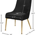 Ace Velvet Upholstered Dining Chair